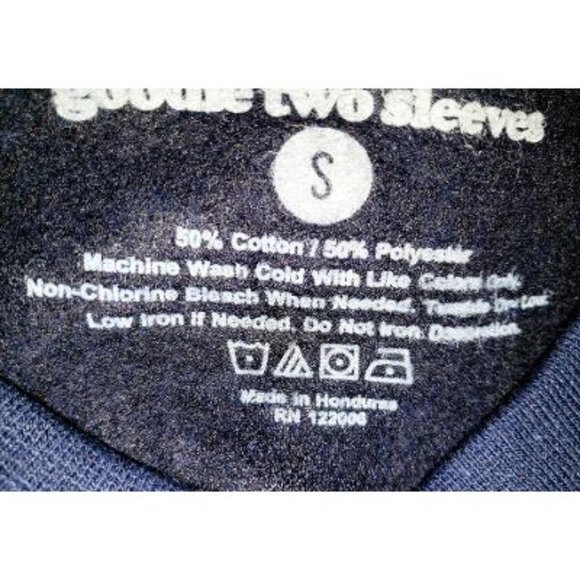 BEATLES ALL YOU NEED IS LOVE LYRICS - Blue Pullover Sweatshirt Unisex Size Small - Picture 6 of 6